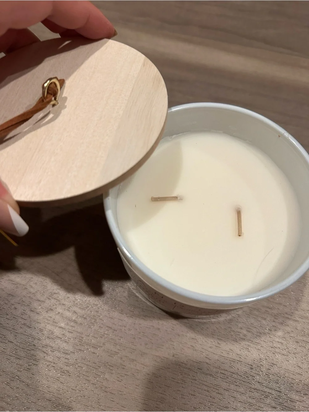 'Hello Fall' Gold Candle Tag - Home Accents pumpkin 🎃 woods